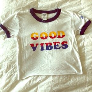 (DONATED) VS PINK Good Vibes T-Shirt